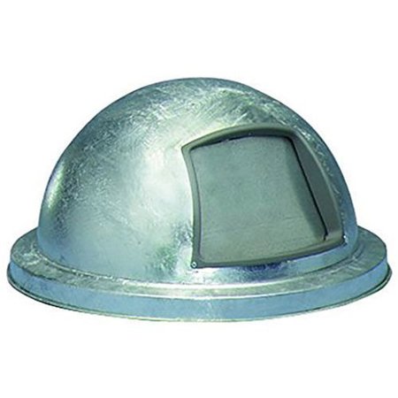 WITT CO Round Flat Lid, Galvanized, Steel 3434G